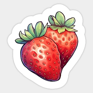 Strawberry Sticker